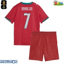 Portugal Cristiano Ronaldo #7 Hjemmedraktsett Barn VM 2026 Kortermet (+ Korte bukser)